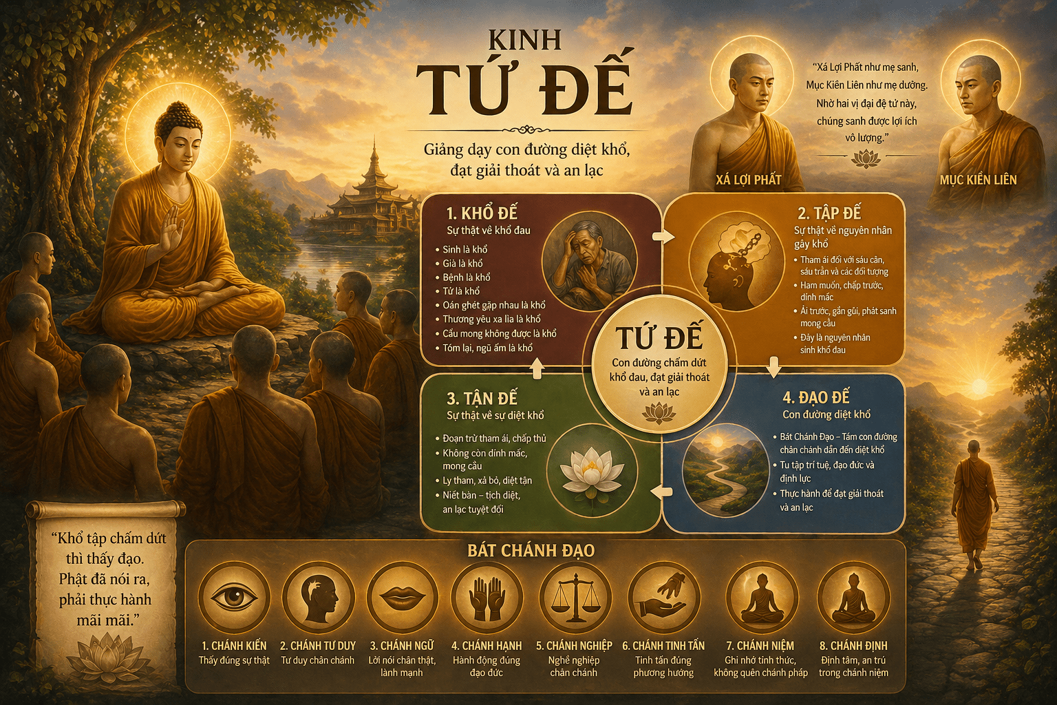 Tứ đế Kinh - Tứ diệu đế