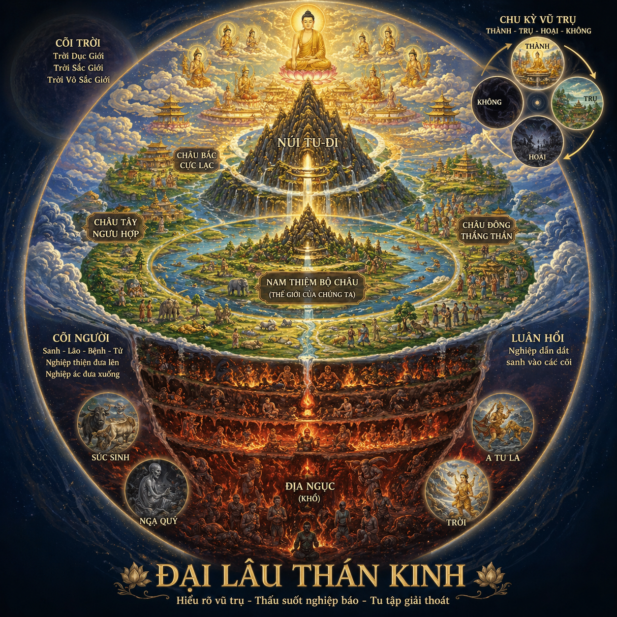 Đại Lâu Thán Kinh [大樓炭經]