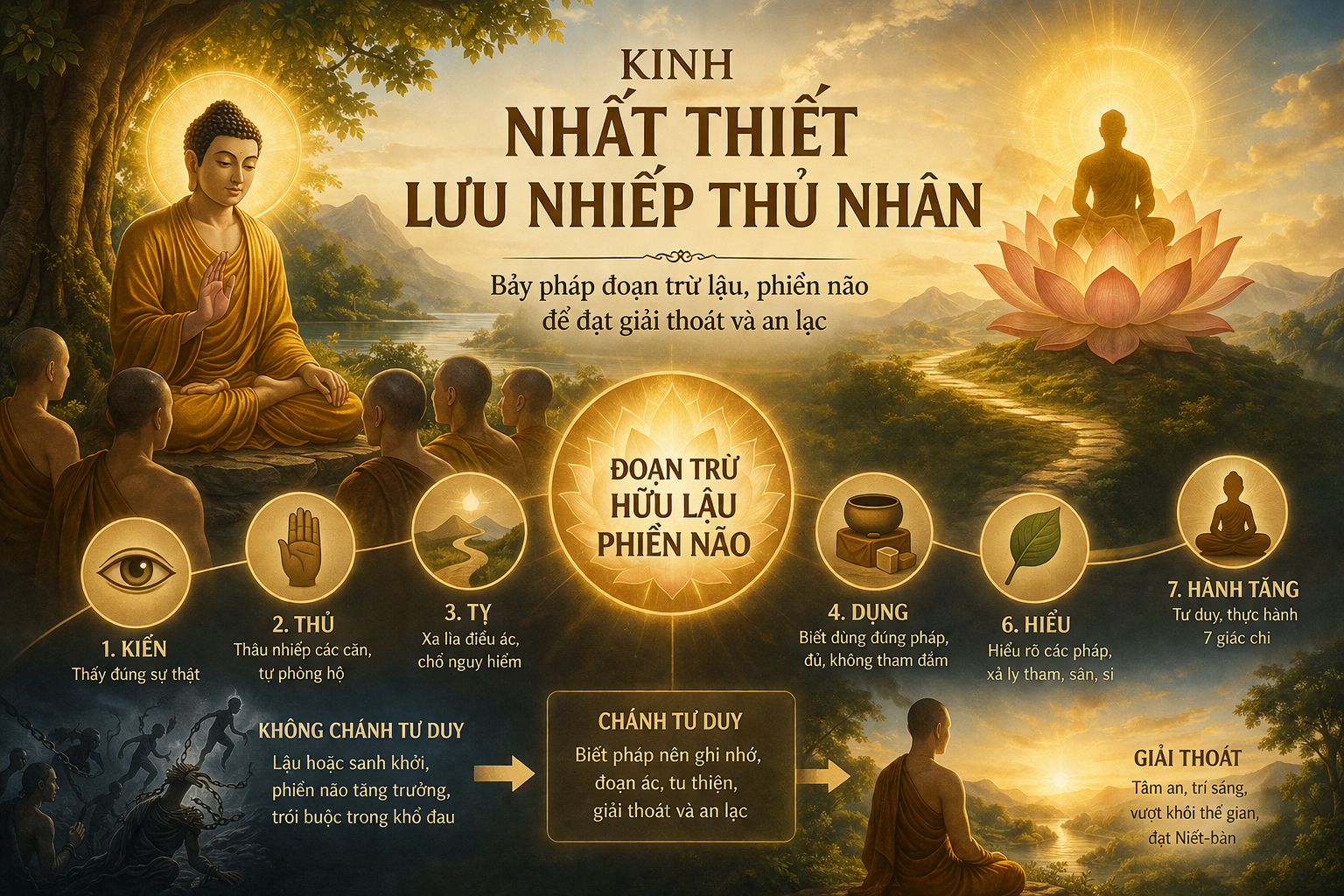 PHẬT NÓI KINH NHẤT THIẾT LƯU NHIẾP THỦ NHÂN