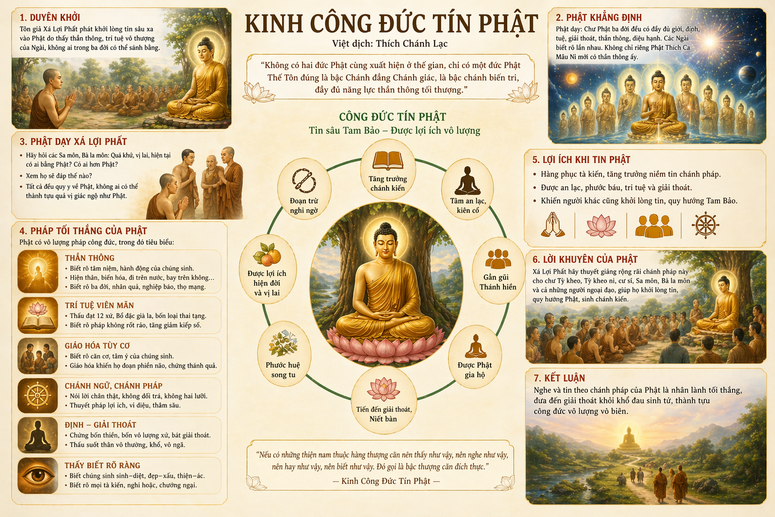PHẬT THUYẾT TÍN PHẬT CÔNG ÐỨC KINH -信佛功德經