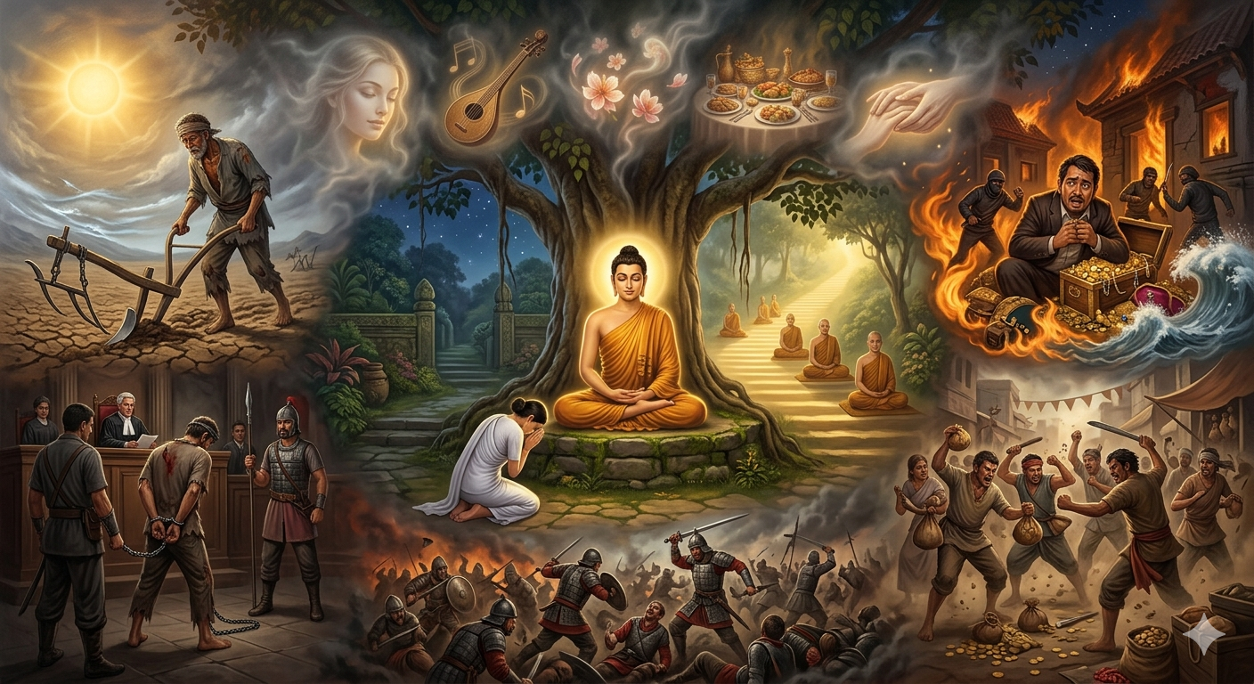 Thích Ma Nam Bổn Tứ Tử Kinh [釋摩男本四子經]