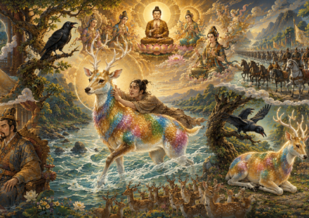 Cửu Sắc Lộc Kinh [ 九色鹿經 ]