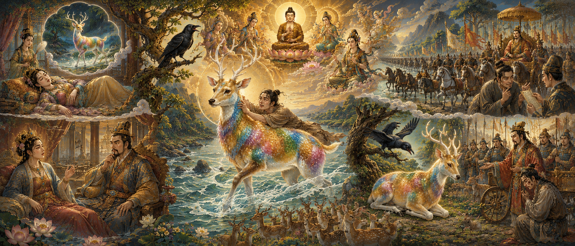 Cửu Sắc Lộc Kinh [ 九色鹿經 ]